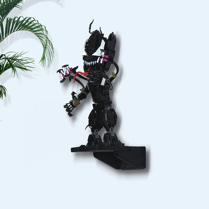 3D Printed Wall Mount for LEGO Marvel Venomised Groot 76249