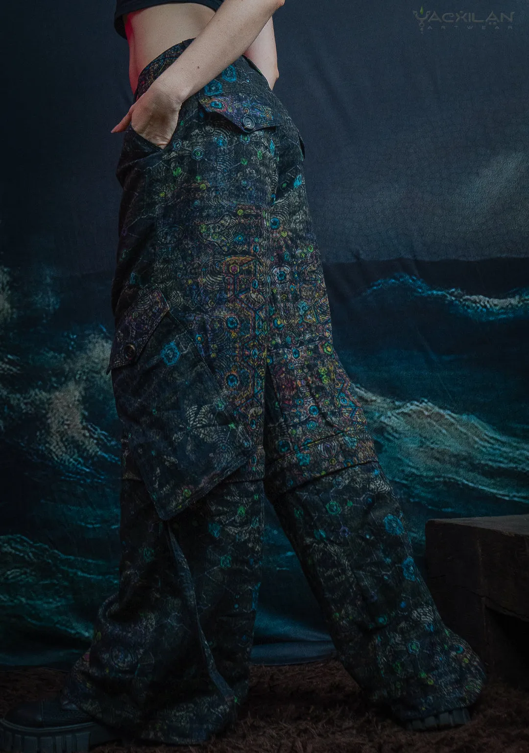 Baggy Pants Woman -  Checkers PSYCHEDELIKA GALACTIKA