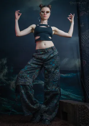 Baggy Pants Woman -  Checkers PSYCHEDELIKA GALACTIKA