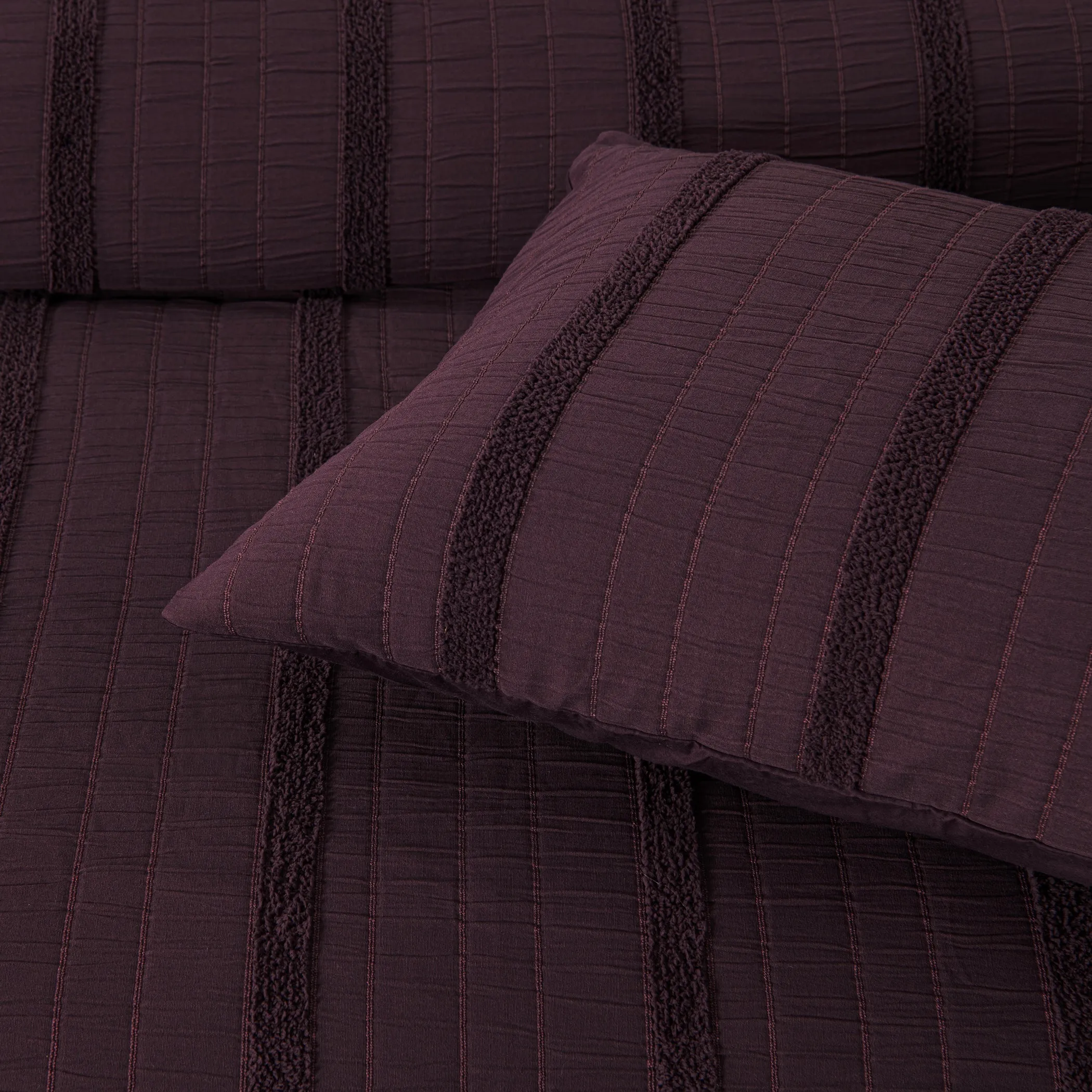 Bianca Bedding MALUA Grape Polyester Quilt Cover Set