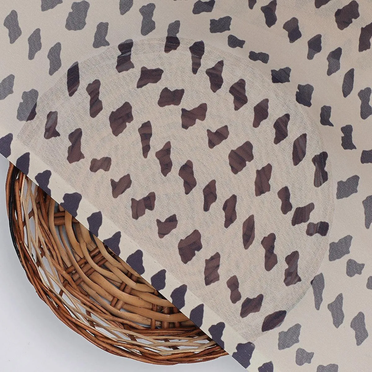 Brown Stones Digital Printed Fabric - Weightless