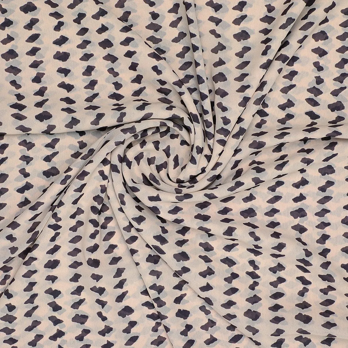 Brown Stones Digital Printed Fabric - Weightless