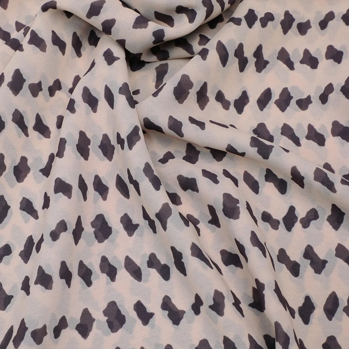 Brown Stones Digital Printed Fabric - Weightless