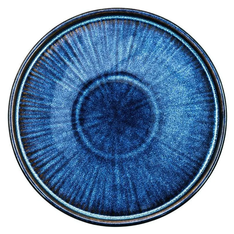 Handmade Blue Plate Sets (4 Pcs Set)