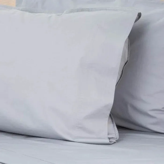 Helena 300tc Vintage Stone Washed SHEET SET Dusty Blue by Renee Taylor