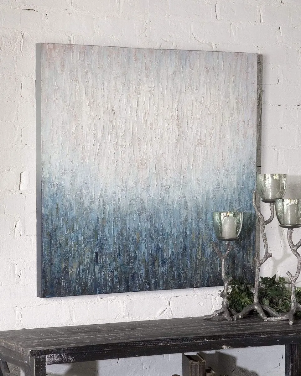 Outside Window Hand Painted Canvas