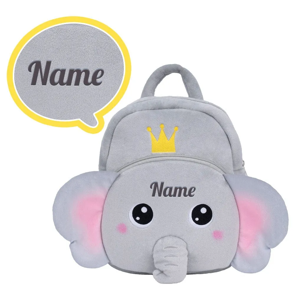 Personalized Animal Plush Rag Backpack - 8 styles