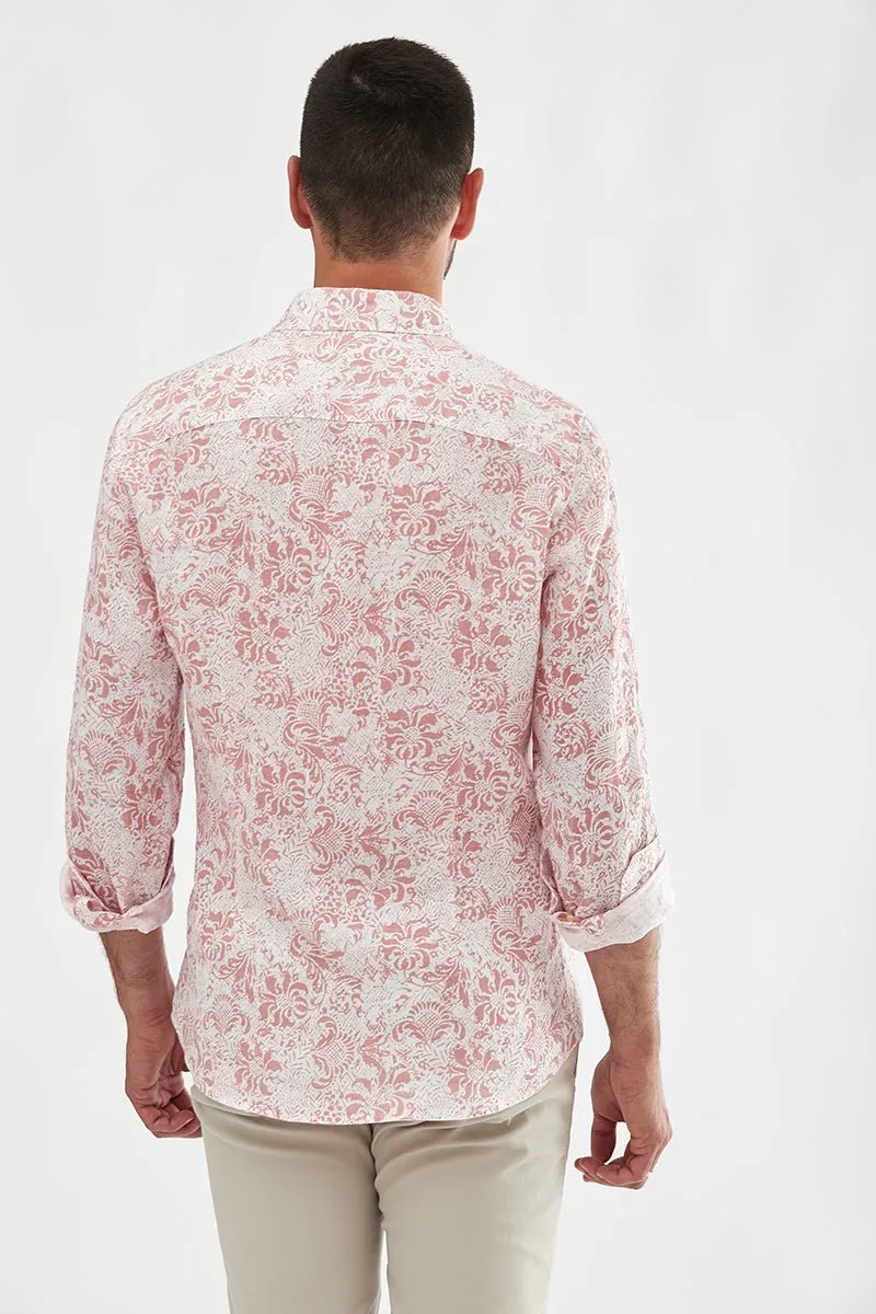 Printed Linen Shirt
