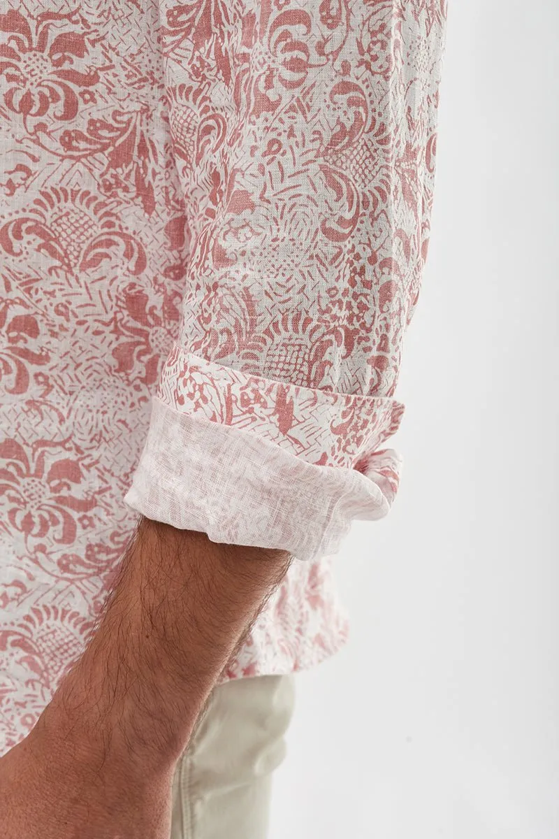 Printed Linen Shirt