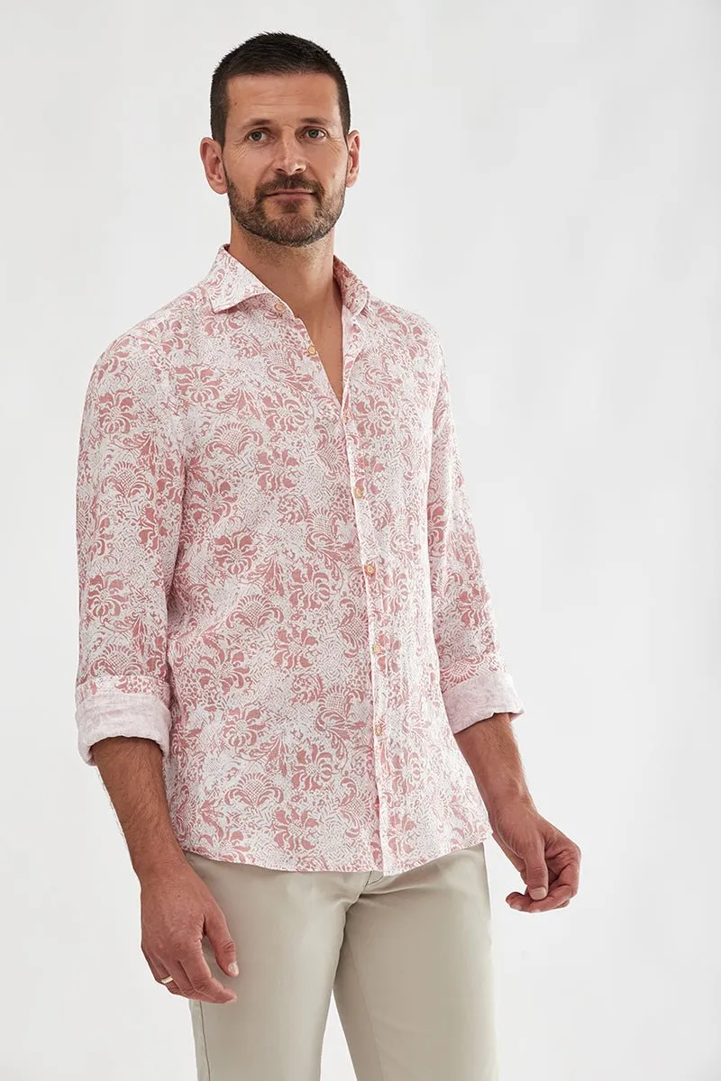 Printed Linen Shirt