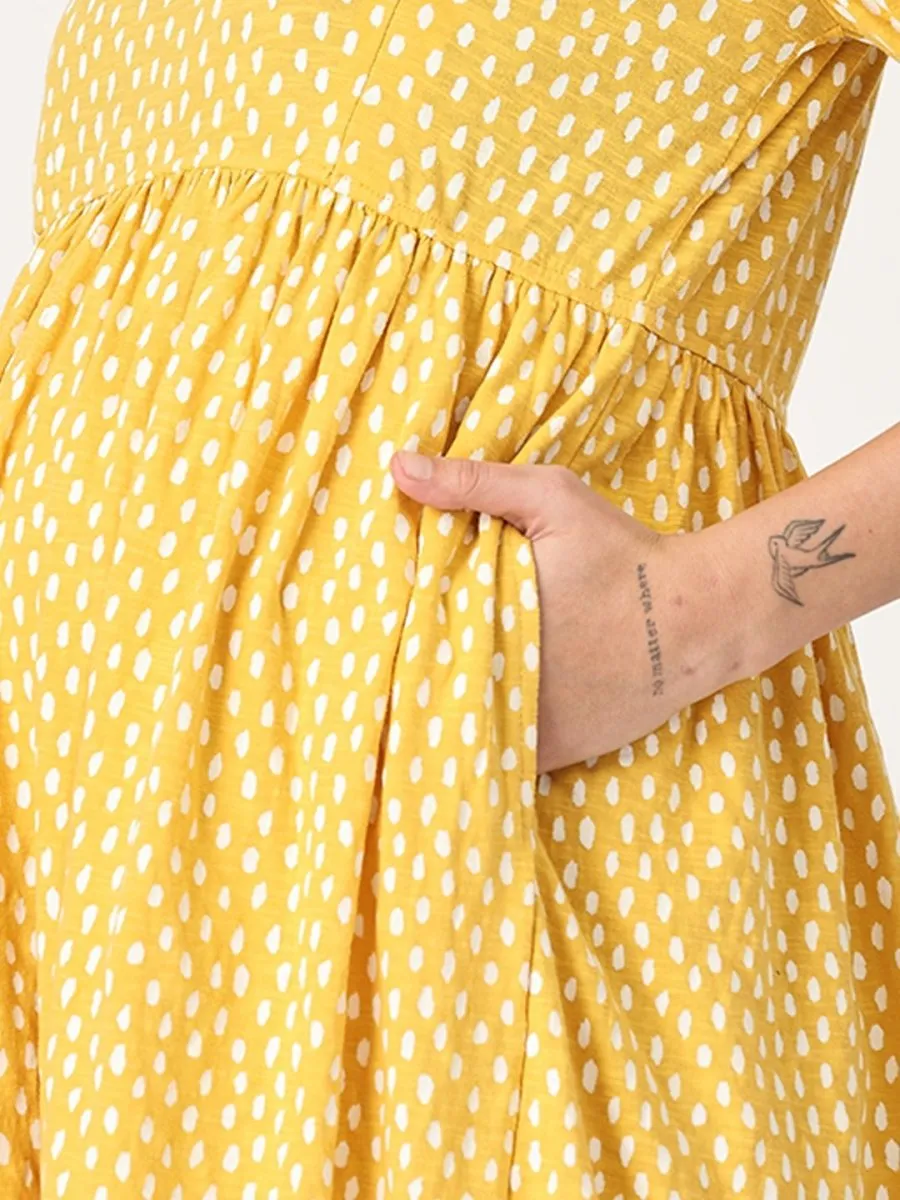 Sundress Polka Dot Maternity and Nursing Dress