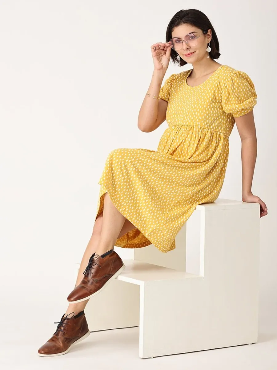 Sundress Polka Dot Maternity and Nursing Dress