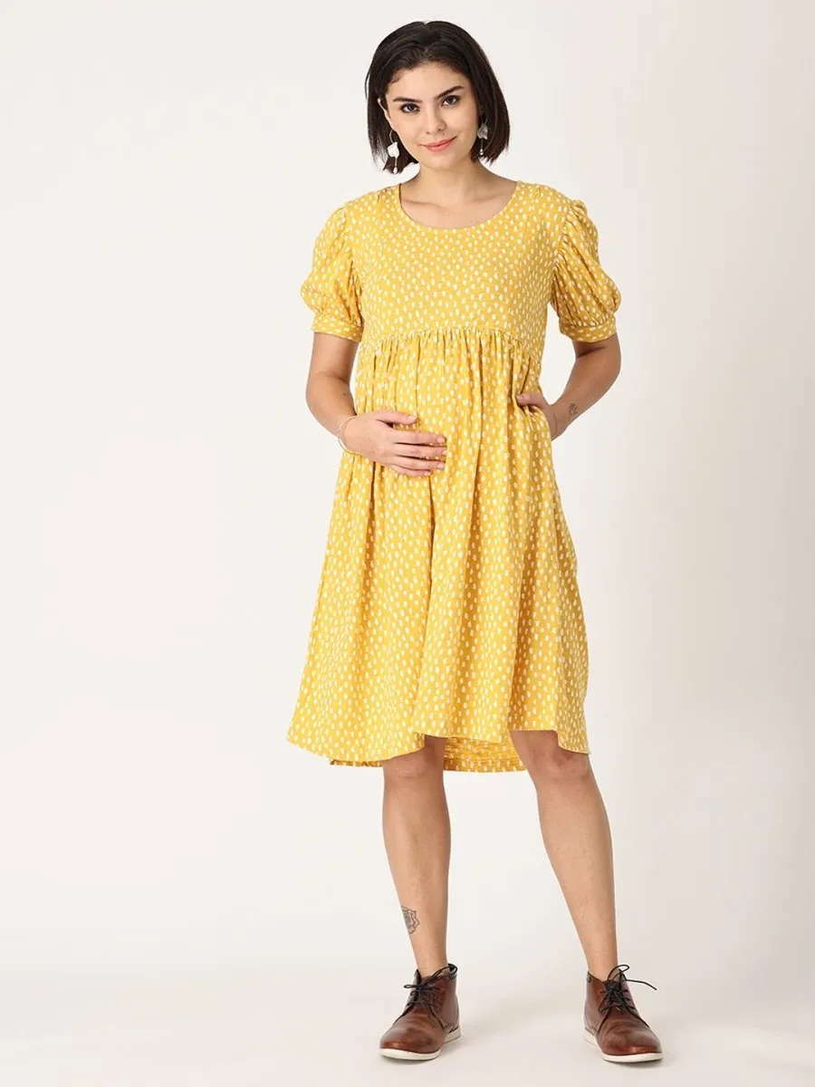 Sundress Polka Dot Maternity and Nursing Dress