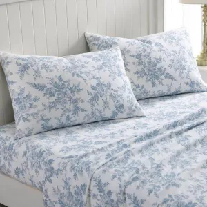 Vanessa Flannelette Sheet Set by Laura Ashley