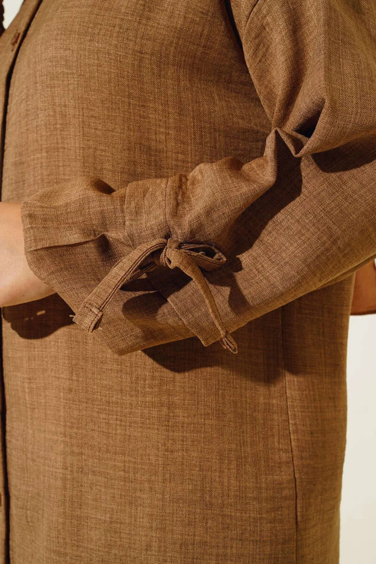Volt Clothing Women's Buttoned Linen Double Sets