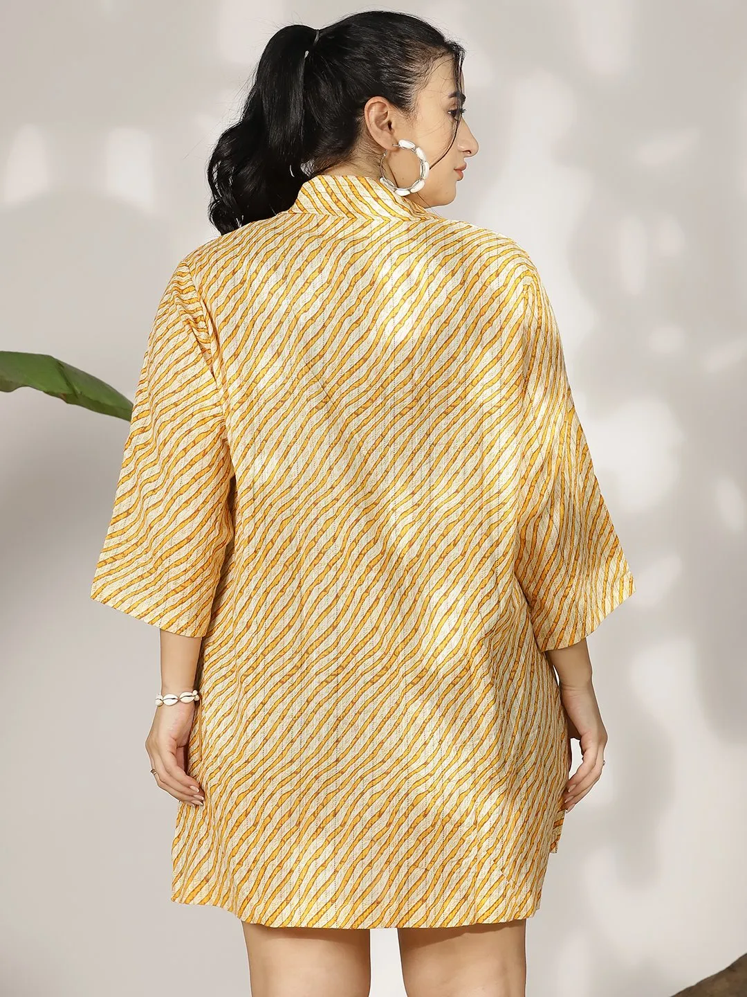 YellowStripes Cotton Shrug